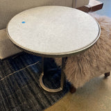 MARBLE ROUND END TABLE