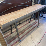 HECKMAN FAUX LOG SOFA TABLE