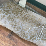 WOOL SILK RUG OLIVE TAN 8X10