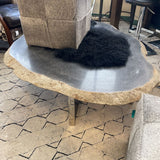 STONE TOP COFFEE TABLE