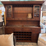 BAR HUTCH 2PC OAK