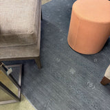 RUG TUFENKIAN BLUE BLACK WHITE GRAY 10.5X13.10