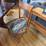 WHEAT BACK DINING CHAIRS SET 6