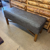 STAMPED LEATHER BENCH