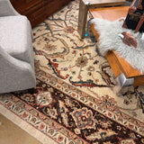 RUG TAN BROWN NAVY 9.4X12