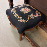 NEEDLEPOINT STOOL