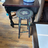 PAINTED STOOLS PAIR