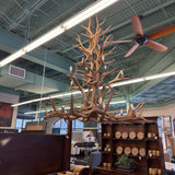 FAUX ANTLER CHANDELIER