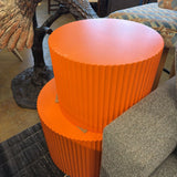 ORANGE END TABLE