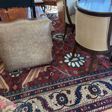 RUG RED TAN PATTERN 11.8X17