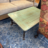 COFFEE TABLE GREEN AS IS