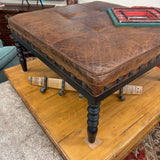 LEATHER COFFEE TABLE