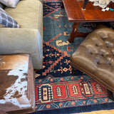 RUG BLUE RED IVORY 9.8X14