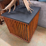 MCGUIRE STONE TOP END TABLE