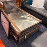 AVIATOR COFFEE TABLE TRUNK AS IS