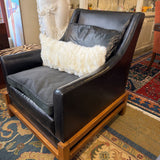 BAKER LEATHER CHAIR