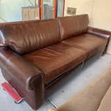 RH LEATHER SLEEPER SOFA