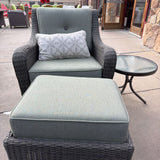 AGIO PATIO CHAIR & OTTOMAN
