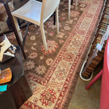 RUG TAN BROWN RED 8X98