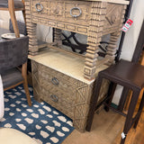 CARVED WOOD NITESTAND