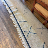 RUG SHAG IVORY BLUE 8.3X10.5