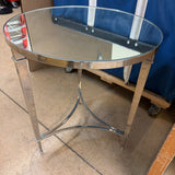 MIRROR TOP END TABLE GLOBAL VIEWS
