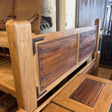RUSTIC WOOD BED KING