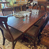 AMISH 9 PC DINING SET (SEE PAPER WORK)