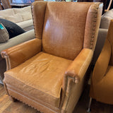 LEATHER WINGBACK