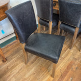 LEATHER DINING CHAIRS - 6