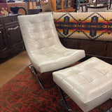 LEE TUFTED SLING W OTTOMAN