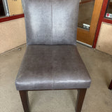 GREY LEATHER CHAIR