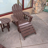 POLYWOOD ADIRONDACK CHAIR&OTTOMAN