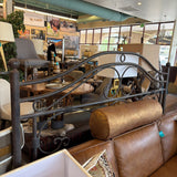 IRON BED W CUSTOM FRAME KING