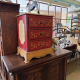 PAINTED END TABLE