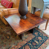 BURLWOOD COFFEE TABLE