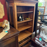 BOOK SHELF W COPPER INLAY