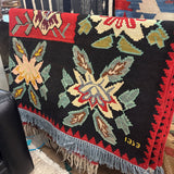RUG KILIM FLORAL 7.2' X 9'
