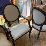 RH DINING ARM CHAIRS PAIR