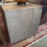 RH WOOD END TABLE