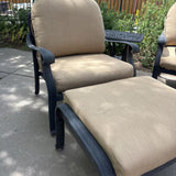 PATIO CHAIR & OTTOMAN