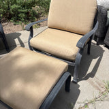 PATIO CHAIR & OTTOMAN