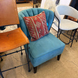 BLUE SLIPPER CHAIR