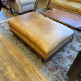 LEATHER OTTOMAN