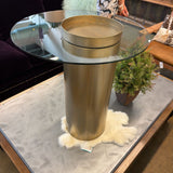 GLASS END TABLE