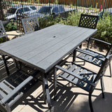 PATIO TABLE & 6 CHAIRS