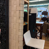 BRAIDED LEATHER MIRROR