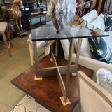GLASS END TABLE