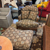 CHAIR W OTTOMAN