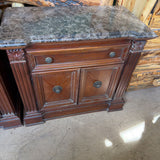 STONE TOP NITESTAND
